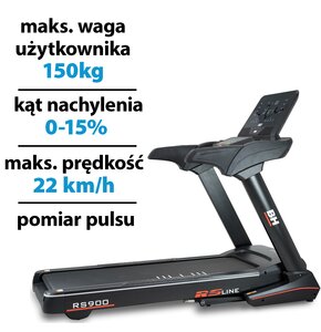 Bieżnia elektryczna BH FITNESS RS Line RS900 1839W 22km/h