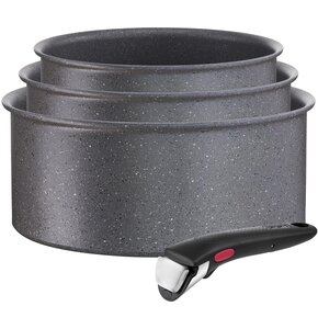 U Zestaw garnków TEFAL Ingenio Natural Force L3969002 (4 elementy)