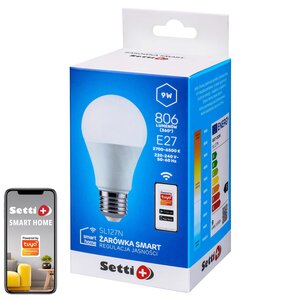 U Inteligentna żarówka LED SETTI+ SL127N 10W E27 Wi-Fi
