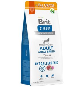 Karma dla psa BRIT Care Hypoallergenic Jagnięcina z ryżem 12 kg + 2 kg