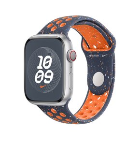 Pasek do Apple Watch Nike (42/44/45/49mm) S/M Błękitny płomień