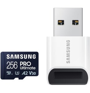 Karta pamięci SAMSUNG Pro Ultimate microSDXC 256GB + Czytnik