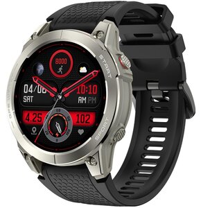 Smartwatch MANTA Activ X GPS Srebrny + Pasek