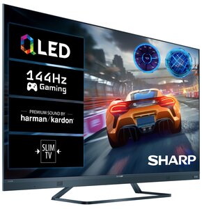 Telewizor SHARP 50FQ8EG 50" QLED 4K 144Hz Google TV Dolby Vision Dolby Atmos HDMI 2.1