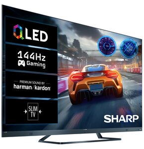Telewizor SHARP 75FQ8EG 75" QLED 4K 144Hz Google TV Dolby Vision Dolby Atmos HDMI 2.1