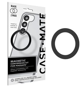 Pierścień magnetyczny CASE-MATE Magnetic Conversion Kit MagSafe Czarny (2 szt.)