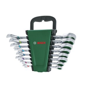 Zestaw kluczy płasko-oczkowych BOSCH 1600A027PS (8 elementów)