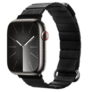 Pasek CRONG Eclipse do Apple Watch (44/45/46/49mm) Czarny