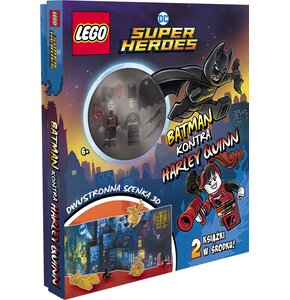 Zestaw książek LEGO DC Super Heroes Batman kontra Harley Quinn Z ALB-6450