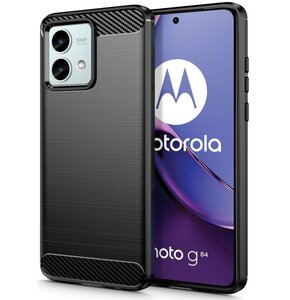 Etui TECH-PROTECT TPUCarbon do Motorola Moto 84 5G Czarny