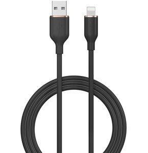 Kabel USB - Lightning DEVIA Jelly 2.4A 1.2 m Czarny