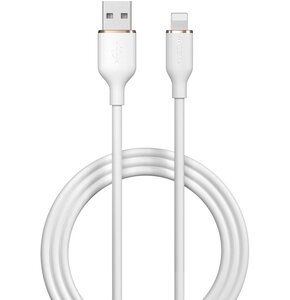 Kabel USB - Lightning DEVIA Jelly 2.4A 1.2 m Biały