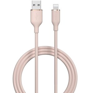 Kabel USB - Lightning DEVIA Jelly 2.4A 1.2 m Różowy