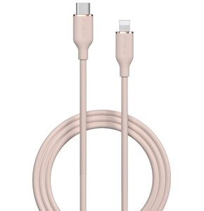 Kabel USB-C - Lightning DEVIA Jelly 27W 1.2 m Różowy