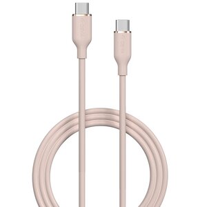 Kabel USB-C - USB-C DEVIA Jelly 60W 1.2 m Różowy
