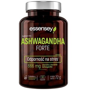 Adaptogen ESSENSEY Ashwagandha Forte (90 kapsułek)