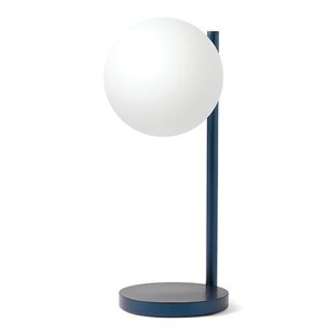 Lampa stołowa LEXON Bubble LH70DB z ładowarką indukcyjną Granatowy
