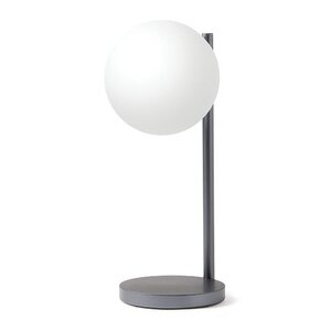 Lampa stołowa LEXON Bubble LH70X z ładowarką indukcyjną Szary