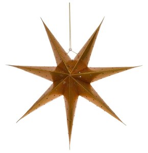 Gwiazda CHRISTMAS DECORATION 60 cm Złoty