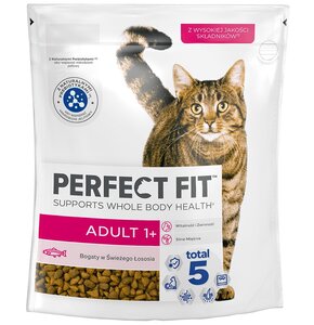 Karma dla kota PERFECT FIT Adult 1+ Łosoś 750 g