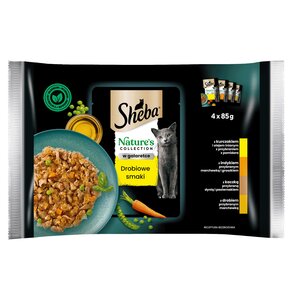 Karma dla kota SHEBA Nature's Collection Drobiowe Smaki 4 x 85 g
