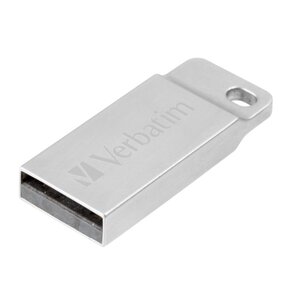 Pendrive VERBATIM Metal Executive 64GB, USB 2.0 Srebrny