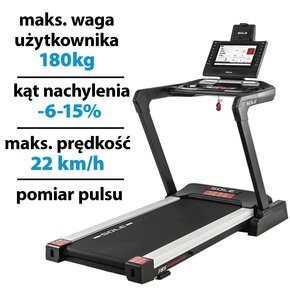 Bieżnia elektryczna SOLE by HAMMER F85 2940W 22km/h