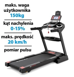 Bieżnia elektryczna SOLE by HAMMER F65 2206W 20km/h