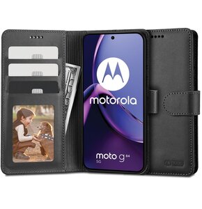Etui TECH-PROTECT Wallet do Motorola Moto G84 5G Czarny