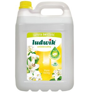 Płyn do mycia LUDWIK Uniwersalny Białe kwiaty z mydłem marsylskim 5000 ml