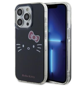 Etui HELLO KITTY IML Kitty Face do Apple iPhone 15 Pro Czarny