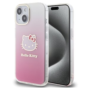 Etui HELLO KITTY IML Gradient do Apple iPhone 15 Różowy