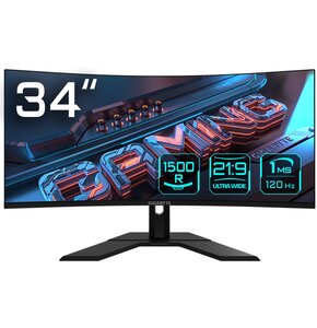 Monitor GIGABYTE GS34WQC 34" 3440x1440px 120Hz 1 ms Curved