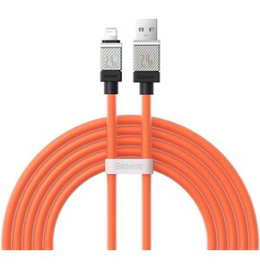 Kabel USB - Lightning BASEUS CoolPlay Series 2.4A 2 m Pomarańczowy
