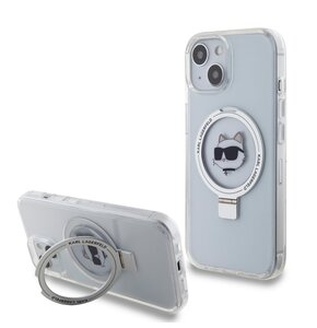 Etui KARL LAGERFELD Ring Stand do Apple iPhone 14 Plus/15 Plus Biały