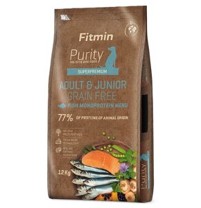 Karma dla psa FITMIN Purity Grain Free Ryba 12 kg