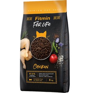 Karma dla kota FITMIN For Life Adult Kurczak 8 kg