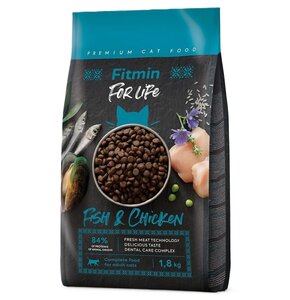 Karma dla kota FITMIN For Life Ryba i kurczak 1.8 kg