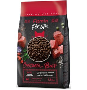 Karma dla kota FITMIN Cat For Life Castrate Wołowina 1.8 kg