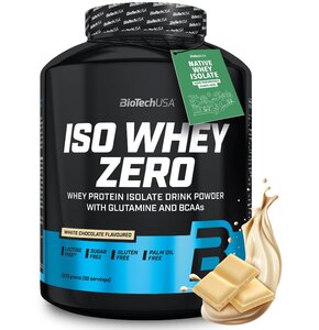 Odżywka białkowa BIOTECH Iso Whey Zero Biała czekolada (2270 g) Bez cukru i laktozy