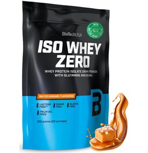 Odżywka białkowa BIOTECH Iso Whey Zero Słony karmel (500 g)