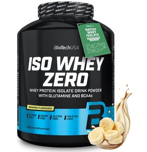 Odżywka białkowa BIOTECH Iso Whey Zero Bananowy (2270 g)