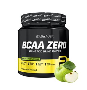 Aminokwasy BCAA BIOTECH Zero Zielone jabłko (360 g)