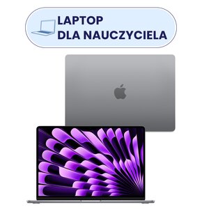 Laptop APPLE MacBook Air 2023 15.3" Retina M2 8GB RAM 512GB SSD macOS Gwiezdna szarość