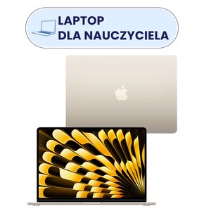 Laptop APPLE MacBook Air 2023 15.3" Retina M2 8GB RAM 512GB SSD macOS Księżycowa poświata