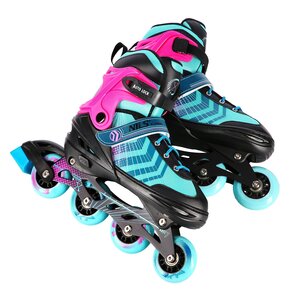 Łyżworolki NILS EXTREME NH18192A 4w1 (rozmiar 39-43) Czarno-fioletowy
