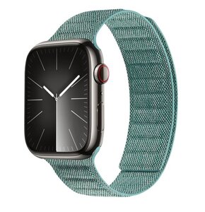 Pasek CRONG Melange do Apple Watch 4/5/6/7/8/9/10/SE/SE 2/SE 2022 (38/40/41/42mm) Turkusowy