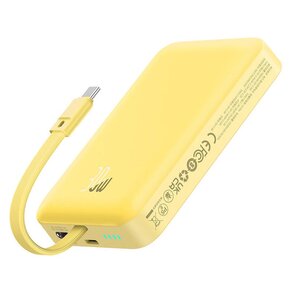 Powerbank BASEUS Magnetic Mini MagSafe 10000mAh 30W Żółty