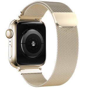 Pasek TECH-PROTECT MilaneseBand do Apple Watch 6/7/8/9/10/SE/Ultra 1/2 (44/45/46/49mm) Jasnobeżowy