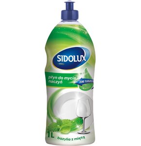 Płyn do mycia naczyń SIDOLUX Bazylia z Miętą 1000 ml